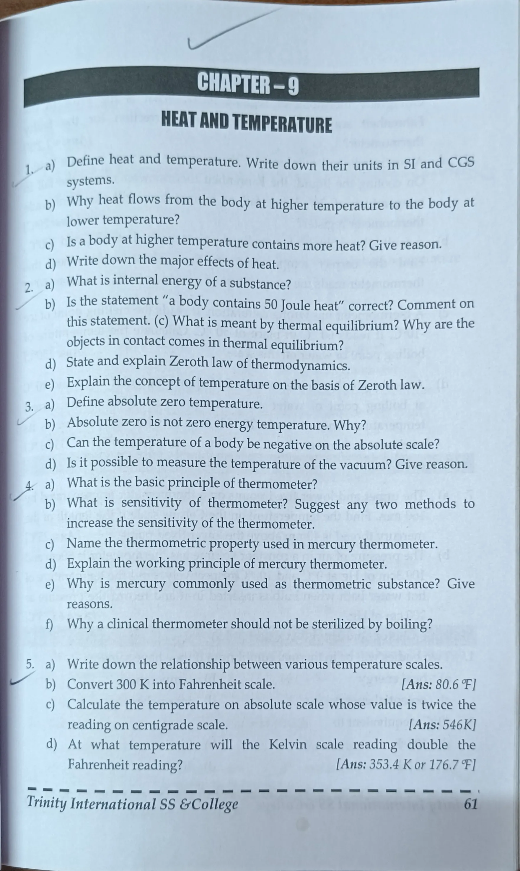 Heat and Temperature Lesson 1 - Page 1