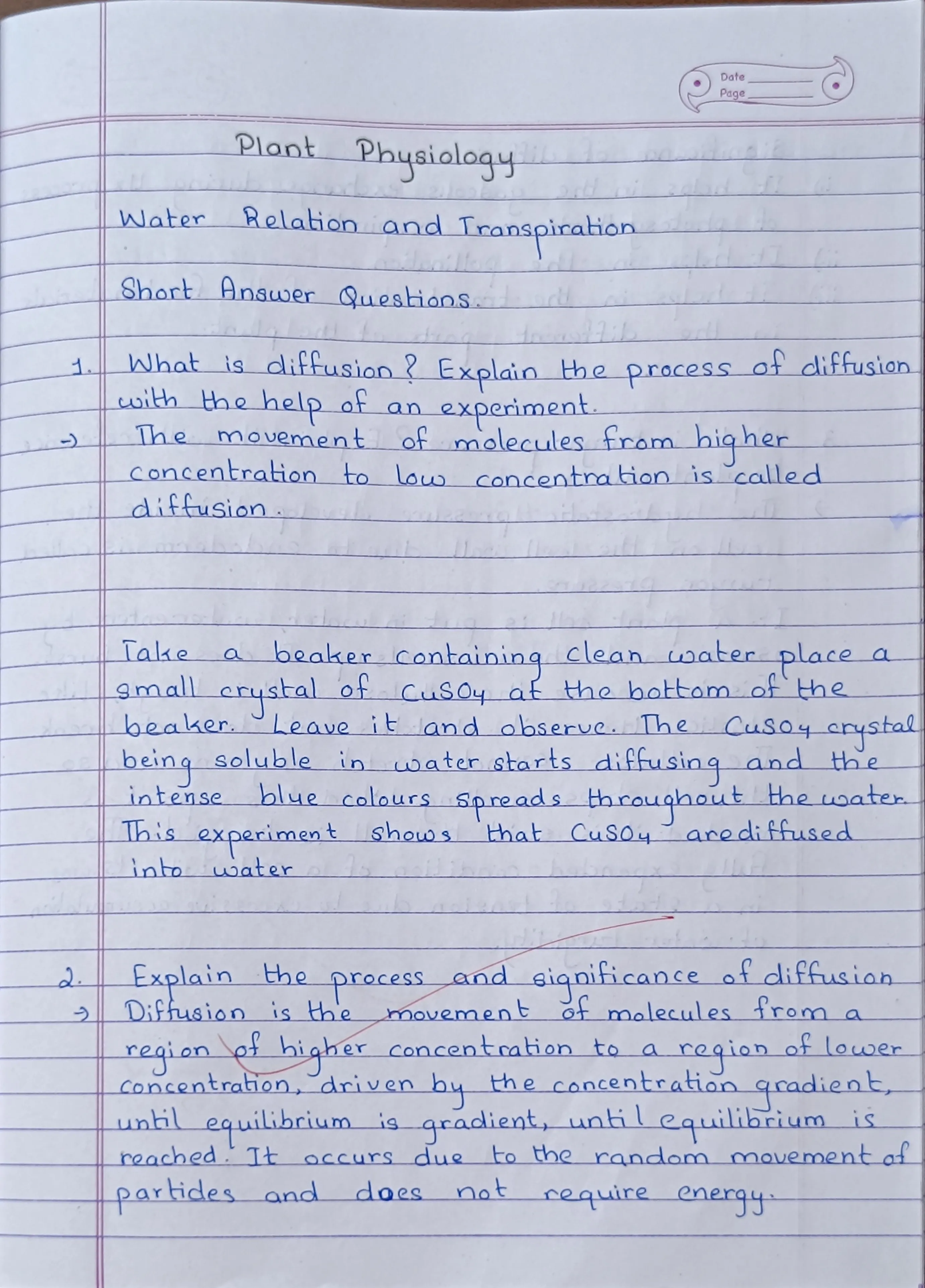 Plant Physiology - Page 1