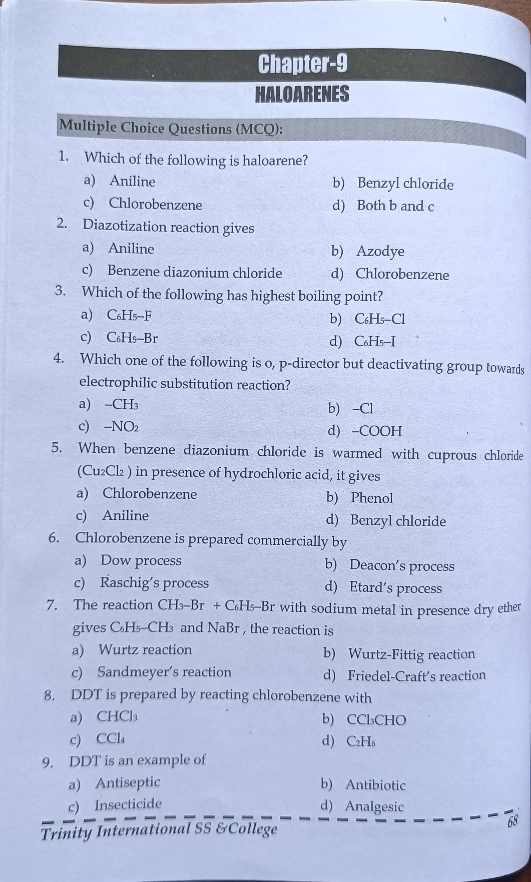 Haloarenes (Handwritten) - Page 1