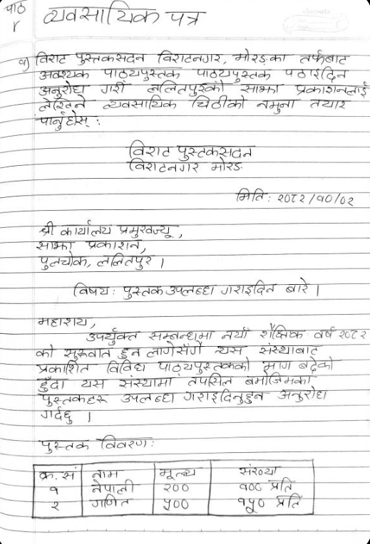 Nepali Lesson 4 - Page 1